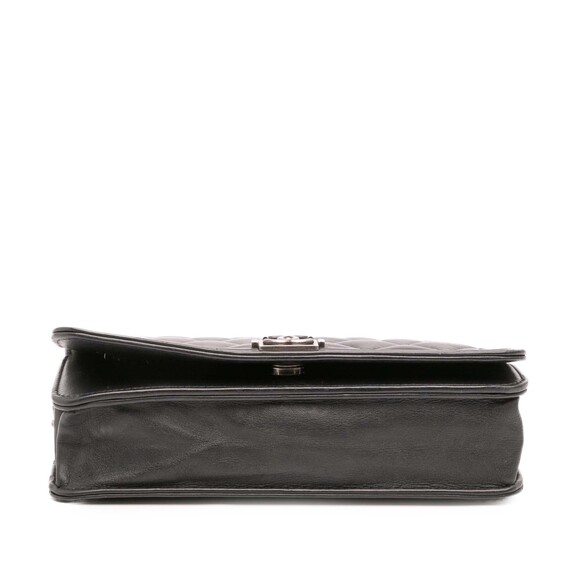 Chanel Boy Wallet On Chain Quilted #222009C27B - Picture 3 of 9